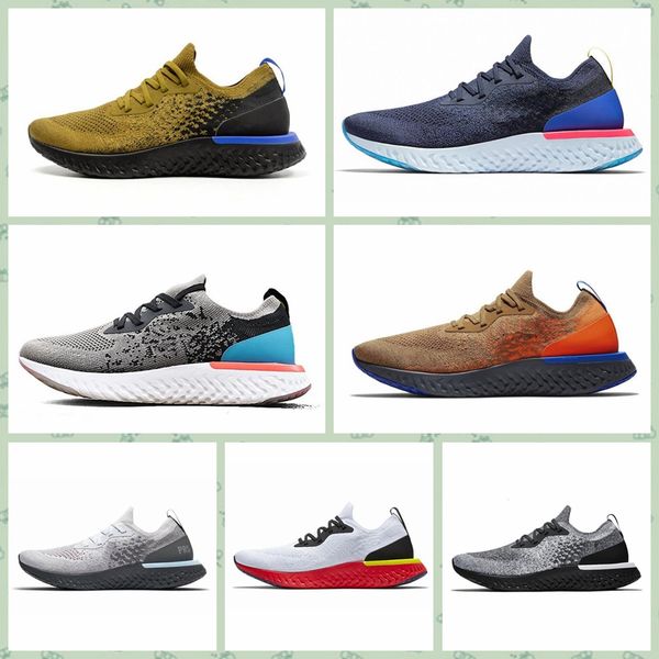 

nrea2a 2019 fly epic react mens running shoes college navy triple black dark grey knit designer men women kids running shoes