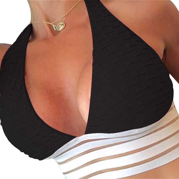

solid color sports bra women summer beach crop woman yoga running push up bras fitness tank sleeveless, White;black