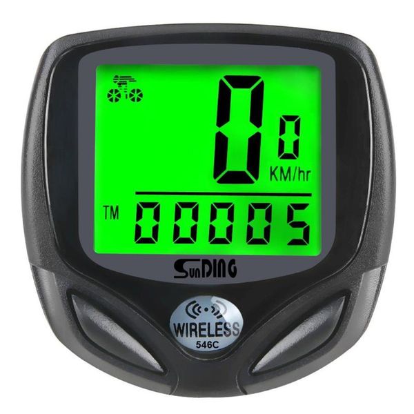 

durable back light speedometer odometer bicycle tachometer light rainproof digital satch cycling accessories