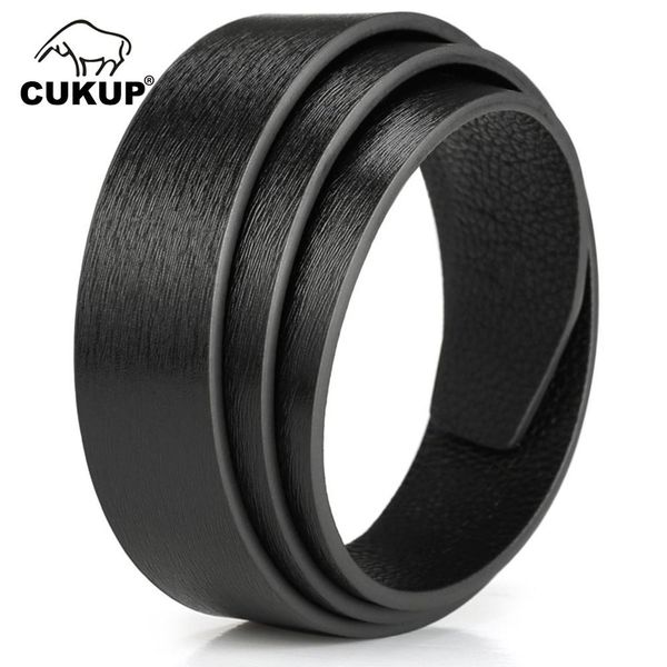 

cukup мужская высокого качества тонкая полосатый линия натуральная кожа pin ремни гладкий стиль для мужчин 33мм ширина без пряжки luckbt07, Black;brown