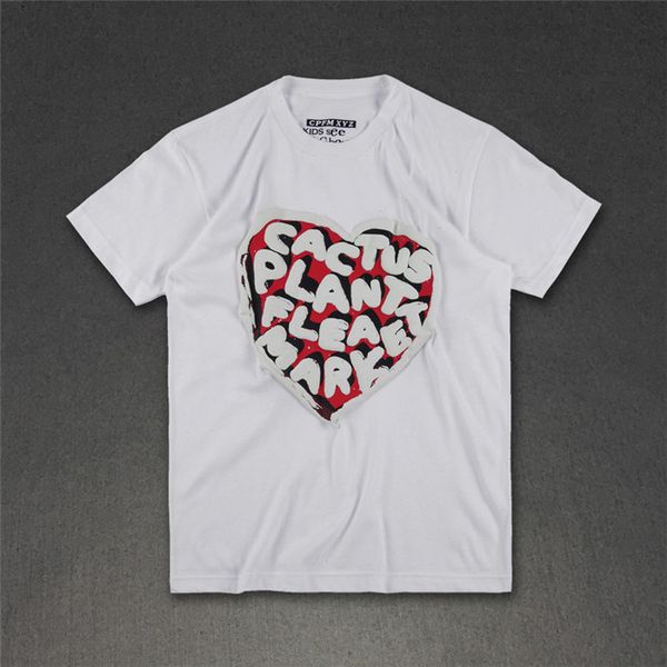 

cpfm летний дизайнер повседневный tshirt пара алфавит печати любовь шаблон с коротким рукавом экипаж шеи мода тройников, White