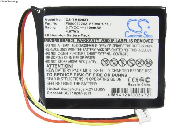 

cameron sino 1100mah battery f650010252 for tomtom nvt2b225, one regional, s4l, v2, v3, v5, xl dach tml, xl europe, rider