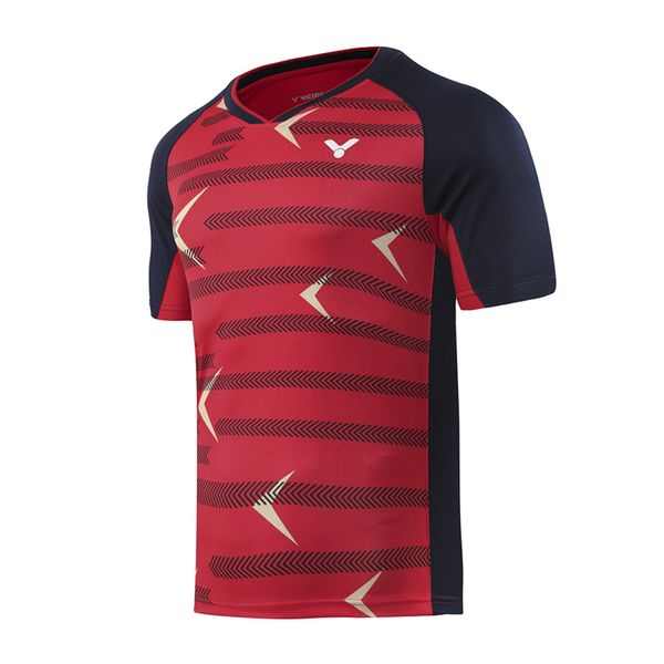 

new 2019 victor badminton wear t-shirt,polyester quick-drying men/womentable tennis sport jersey shirts,tennis shirts for men ing, White;black