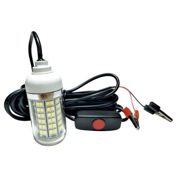

12v led fishing lights underwater attracting fish lamps inducer fishing tools tackle accessories green/blue/white/yellow