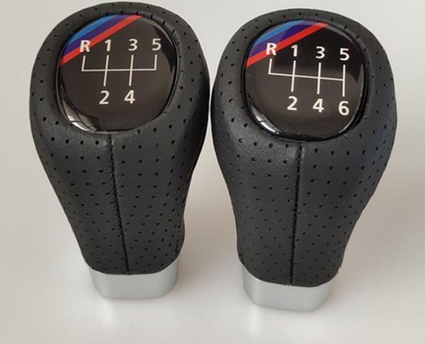 

5 6 speed manual car gear shift knob leather fit for z3 e87 e90 x1 x3 x5 e92 e91 e36 e46