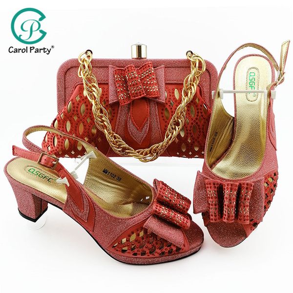 

selling african shoes and bag set italian design matching shoes and bag set nigerian for wedding party in coral color, Black