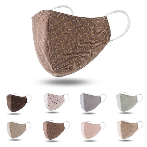 

dhl способ женщин крышка 4 слоя складные моющееся дизайнерское лицо маски многоразовой пыль во рте бактерии сажевого защитного хлопок маску