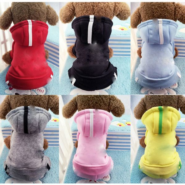 

pet dog clothes winter warm four-leg hoodie small dogs sweaters cat coats puppy clothing outfit for dogs chihuahua pug jackets