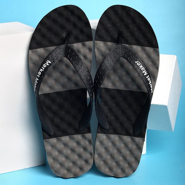 

men slippers summer flip flops flat non-slip anti-slid sandals men home slippers male casual indoor flat slides beach shoes