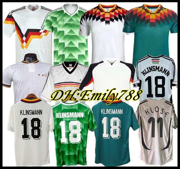 

world cup 1990 1994 1988 germany retro littbarski ballack soccer jersey klinsmann matthias home 2014 shirts kalkbrenner jersey 1996 2004, Black;yellow