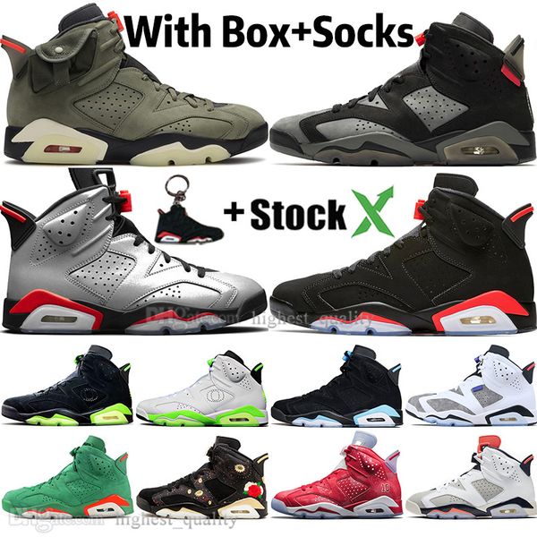 

travis scotts psg 6 6s mens basketball shoes cactus jack black infrared bred cny unc 3m reflective bugs bunny men sports designer sneakers