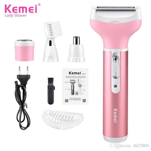 

kemei km-6637 electric nose hair trimmer eyebrow shaver four in one new dhl ing