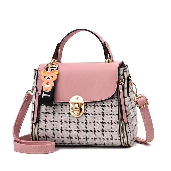 

fashion crossbody bag for women lattice shoulder bag bolsos mujer ladies designer small messenger casual purses and handbags