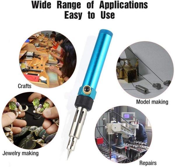 

mini cordless torch soldering iron heat ht-b01 blow torch cordless solder iron pen shaped gas soldering gun welding tool