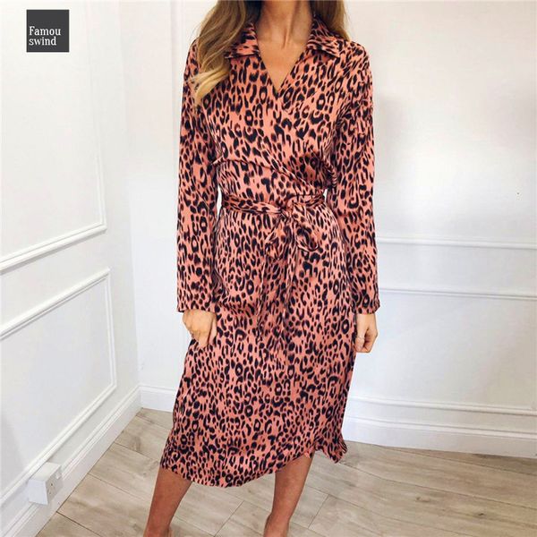

party leopard chiffon women dress long sleeve casual midi turn down collar shirt dresses vestidos verano designer clothes, Black;gray