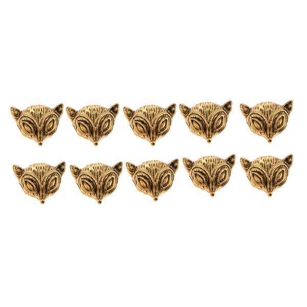 

10 pieces head pendants bracelets charms jewelry diy accessories craft, Black
