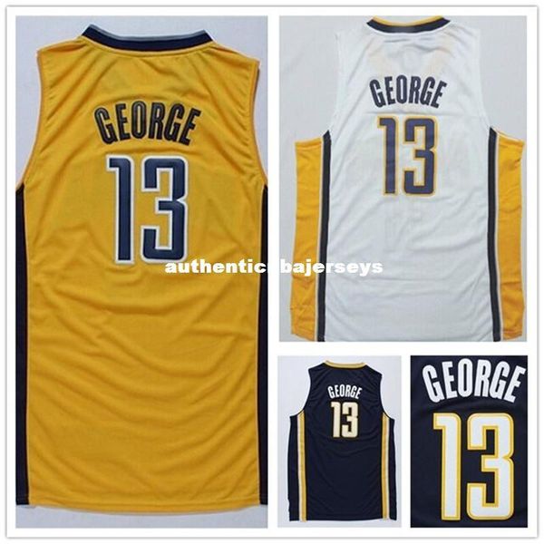 

2016 new jersey stitched #13 george basketball jersey shirt fast ncaa college, Black;blue