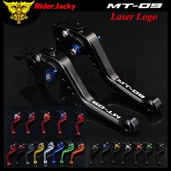 

riderjacky motorcycle accessories short brake clutch levers for mt-09/sr mt09 mt 09 2014-2018 2015 2016 2017
