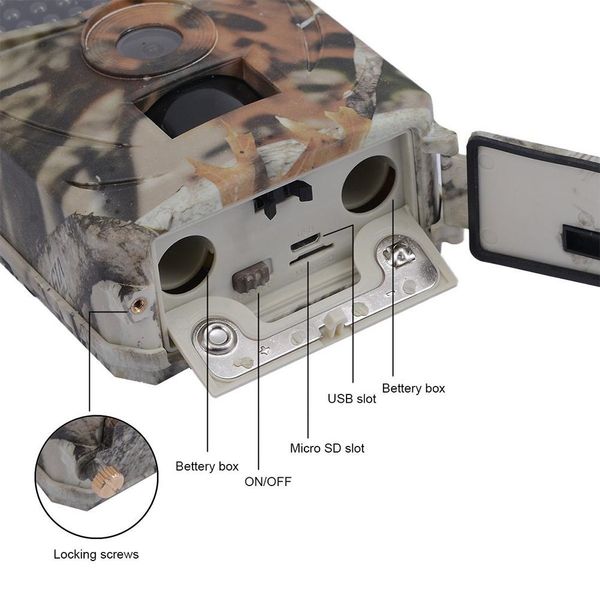 

pr100 1080p hd infrared hunting camera p trap 12mp 120 degree lens angle wildlife trail thermal camera hunting cameras