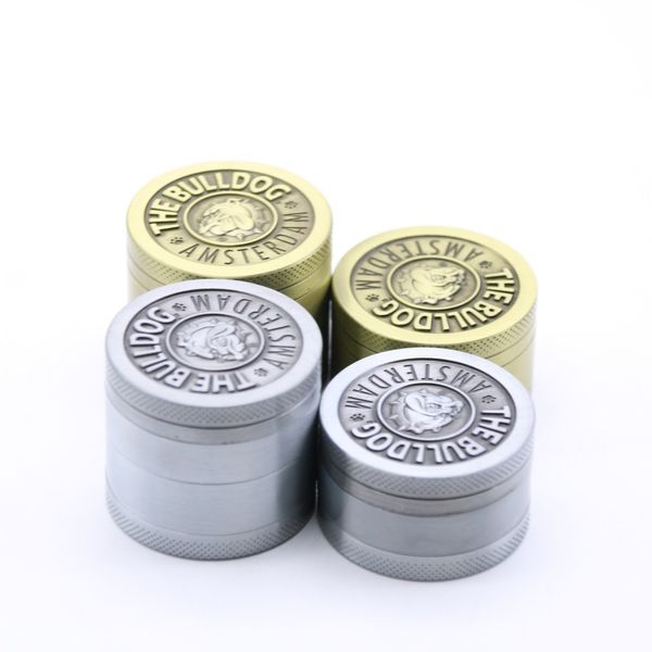 

Special price three-layer four layer metal cigarette grinder diameter 40mm silver copper zinc alloy cigarette grinder cigarette breaker