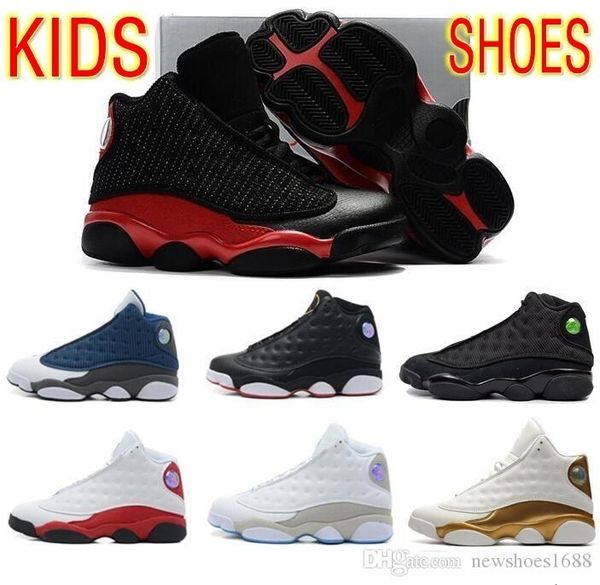 

kids 13 13s basketball shoes children boy girl 13s bred chicago flint pink sports sneakers kids xmas birthday gift