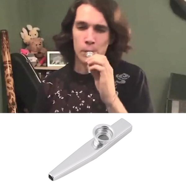 

creative metal kazoo 4 colors flute diaphragm harmonica gift for kids lover christmas practical perfect gift