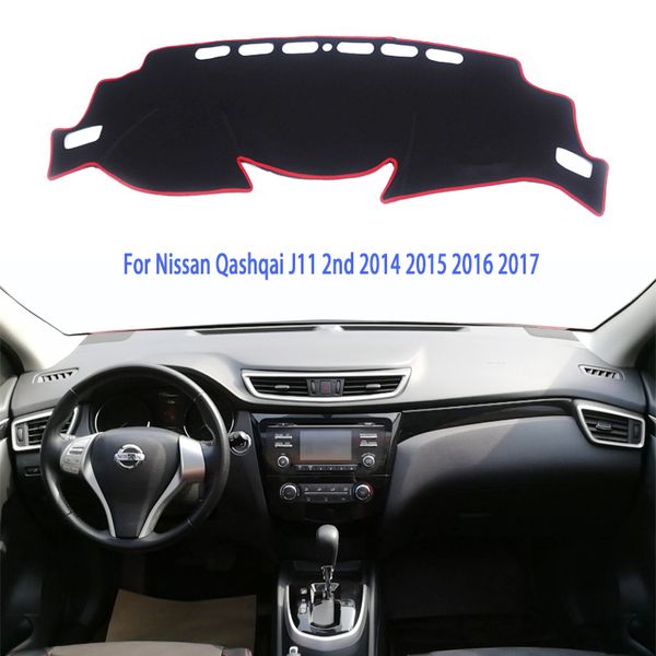 

автомобиль dashboard чехлы для qashqai j11 x-trail t32 rogue 2014 2015 2016 2017 2018 mat shade pad ковры аксессуары