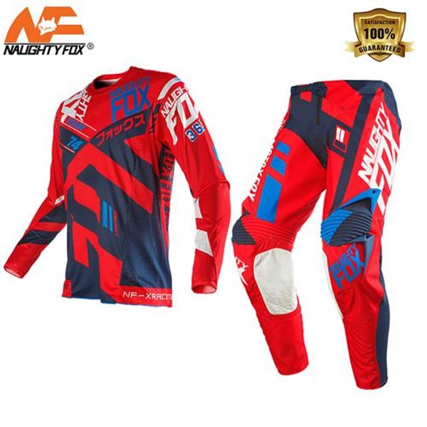 

new 360 naughty motocross jersey and pant atv mx moto suit dirt bike combo cycling motorcycle clothes racing gear set, Black;blue