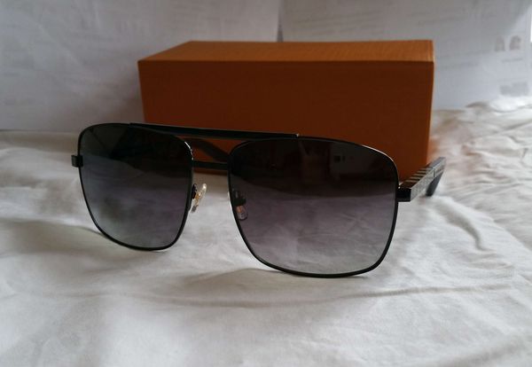 

men square sunglasses teardrop attitude metal black frame sun gglasses des lunettes de soleil mens sshades with box, White;black