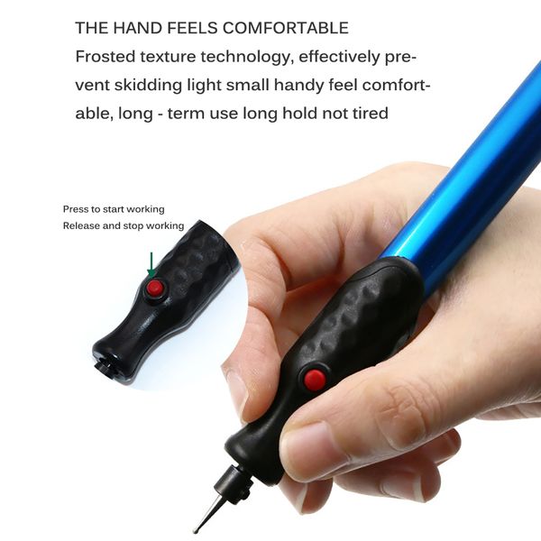 

diy electric engraving engraver pen carve tool for jewelry metal glass electric engraving pen 2*aaa(not included