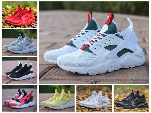

2019 new airs huarache 4 iv ultra running shoes for men women all red huraches huaraches mens trainers hurache sports sneakers size 5-12