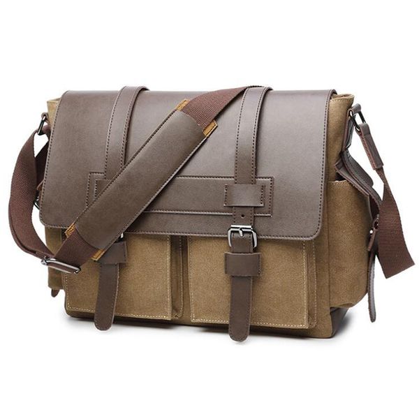

men messenger bags men's crossbody bag for men canvas bag fashion lapshoulder bolsa masculina sac homme high quality