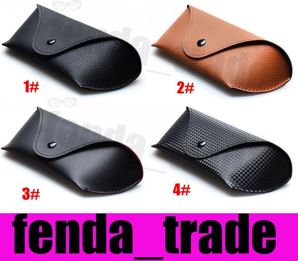 

fashion men women portable glasses case magnetic pu leather fold-able glasses box for eyeglass oversize sunglasses