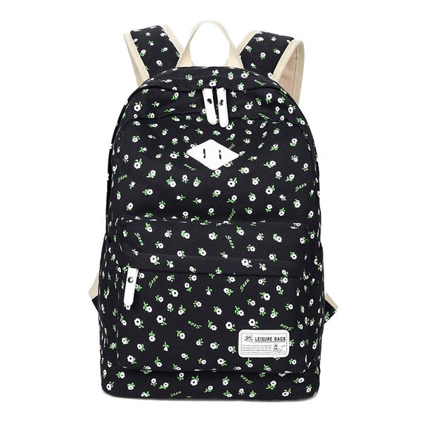 

2020 korean version of the new canvas bag casual shoulder bag casual female student travel backpack travel bookbag