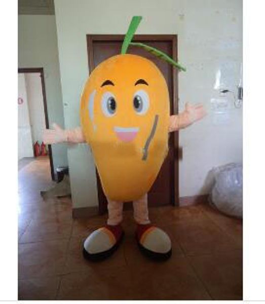 

2019 factory direct sale hq movable mango mascot costume custom design cartoon costume mango mascot mango costume for sale, Red;yellow