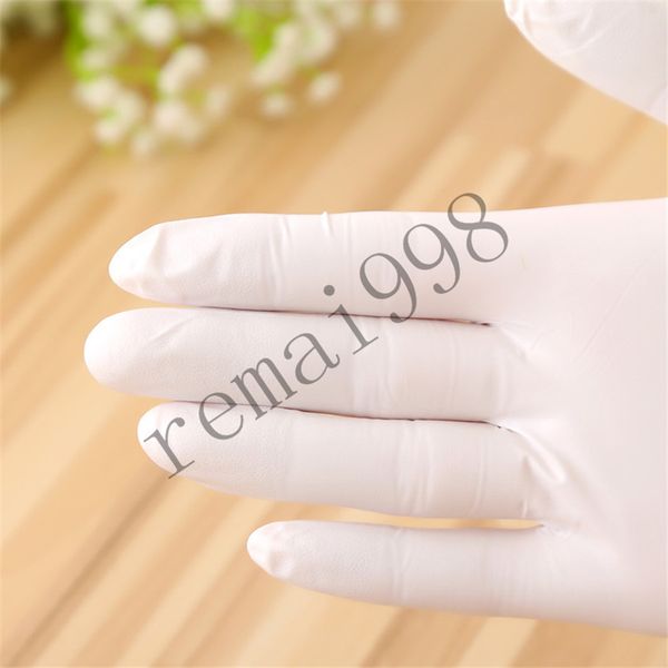 

белые голубые устранимые перчатки латекса нитрила 3 вида спецификаций опционные противоскользящие противокислотные перчатки перчатки чистки