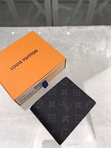 

2019 new luxuriou brand me wallet fa hion wallet holder l de igner pur e genuine leather leather wallet clutch wallet gd