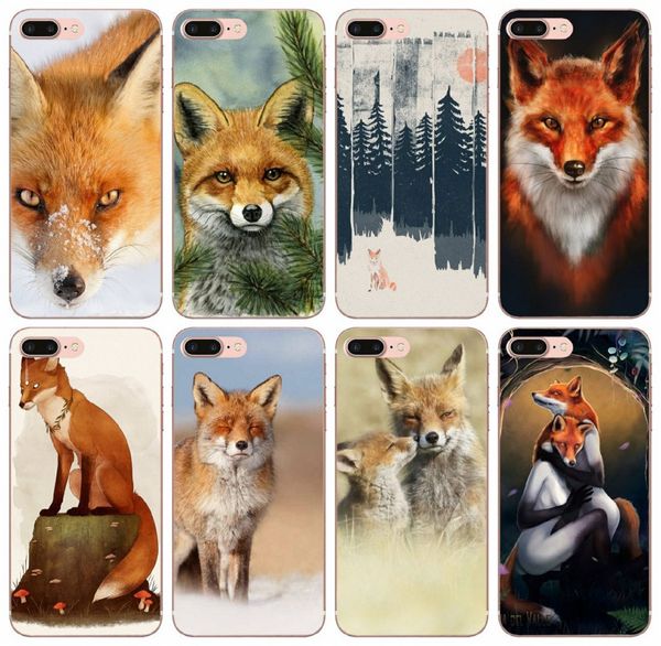 

tongtrade] red fox case for iphone x xr xs 11 pro max 8 7 6s 5s plus samsung j1 2016 mini huawei y5 prime 2018 redmi note 7 case