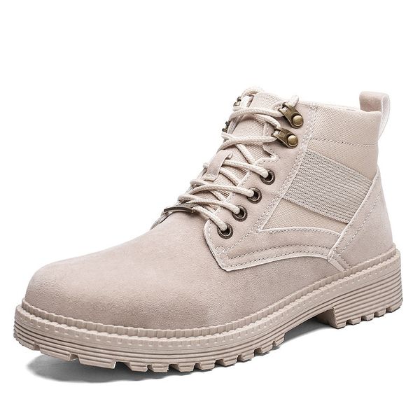 

men hiking ankle shoes rubber sole outdoor lace up martin boots men work shoes tactical army boots -01