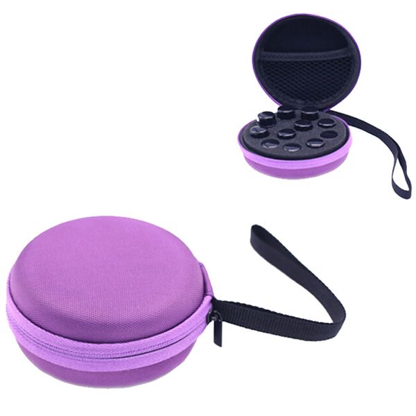 

1/2/3ml bottle pink purple essential oil carrying case cosmetic bags cases for travel 1pcs 12 slot