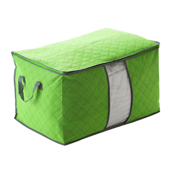 

bamboo charcoal clothing storage bag quilt storage case bedding organizer non-wooven bag