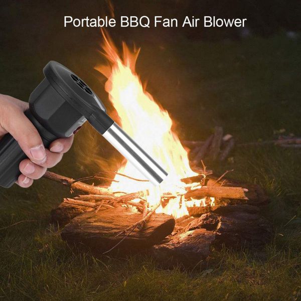 

2019 1 piece portable electric bbq fan air blower burn picnic cooking barbecue camping fire blower tools