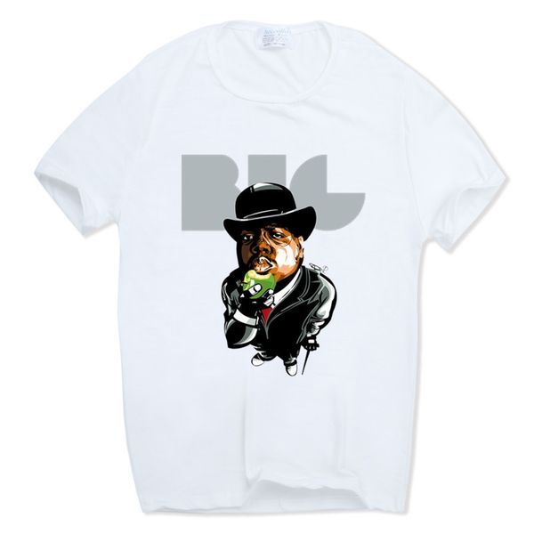 

новейший рэпер печально известный b. i. g. biggie smalls тупак 2pac футболка 3d печатных женщин / мужчин лето с коротким рукавом мужская фут, White;black