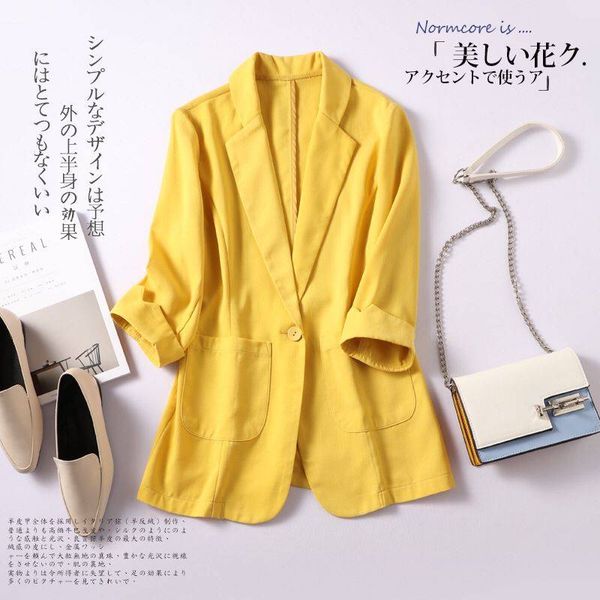 

korean version of the net red small suit jacket female new popular spring and autumn large size wild loose casual suit jacket, White;black