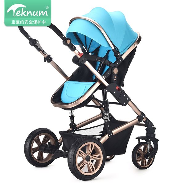 

children's stroller high landscape can sit and fold folded light 0-3 years old newborn baby stroller single hand car