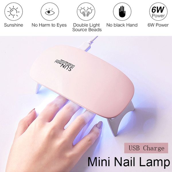 

мини-сушилка для ногтей машина usb аккумуляторная лампа для ногтей uv led уф-лампа для гелевых ногтей quick dry art tools маникюр