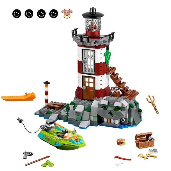 

fit 75903 scooby doo haunted lighthouse set animal dog mini figure bela 10431 строительные блоки игрушки для детей подарки