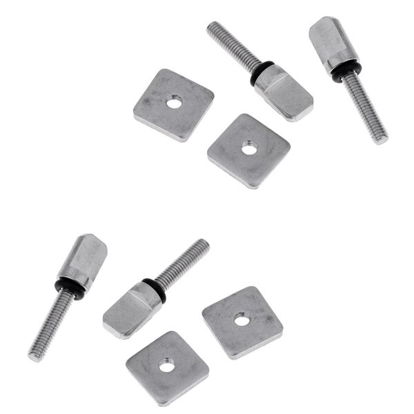

4 pieces stainless steel fin screw for longboard sup board no tool required