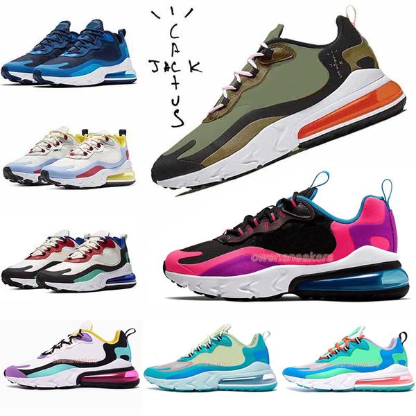 

2019 designer travis scotts x react element reacts bauhaus zapatos phantom summit white blue lagoon mens running shoes 36-46