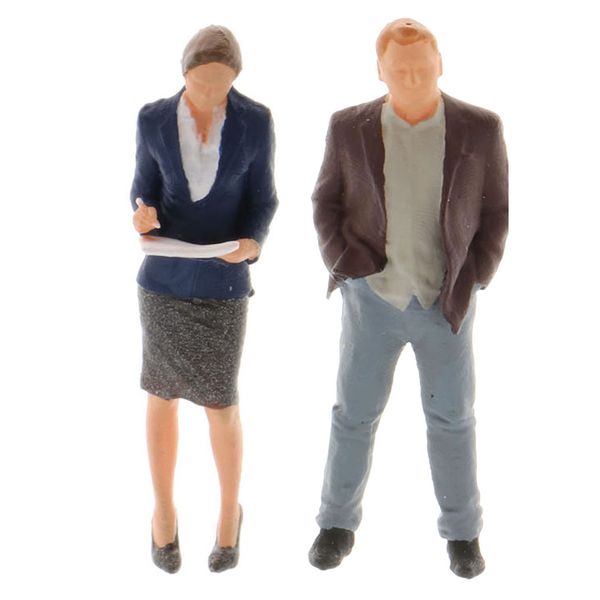 

1/64 figures diorama office scene model secretary and boss combo set